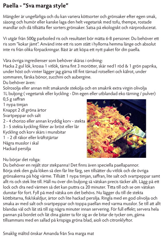 Paella Sva Marga Style